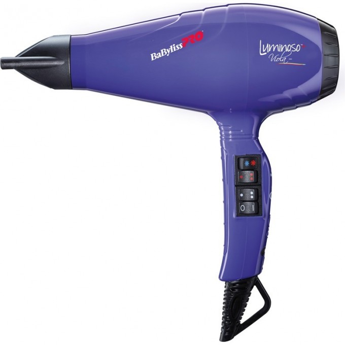Фен BABYLISS PRO LUMINOSO+ VIOLA BAB6360IPE Фен BABYLISS PRO LUMINOSO+ VIOLA BAB6360IPE